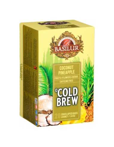 Infusión Fría Basilur Cold Brew Piña Coco 25 bolsas