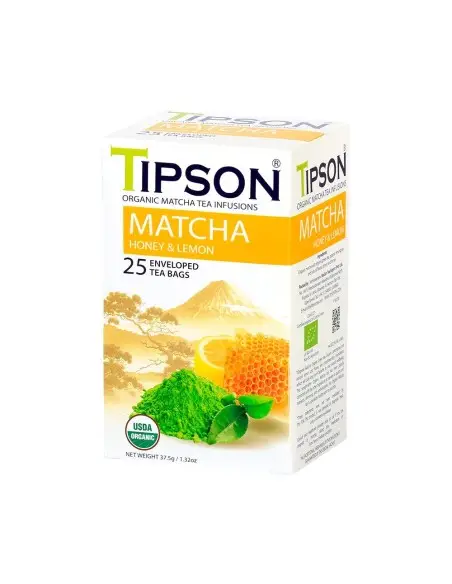 Tipson Té Matcha Miel limón 25 Bags