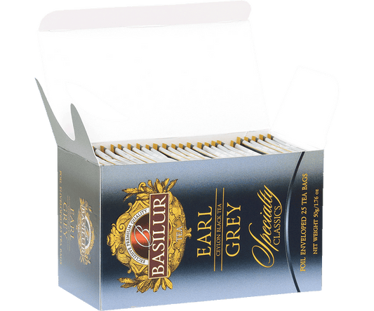 Té Negro Basilur Earl Grey 25 bolsas