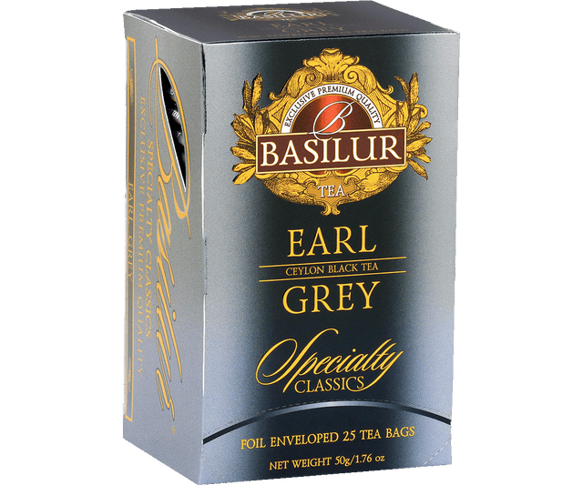 Té Negro Basilur Earl Grey 25 bolsas