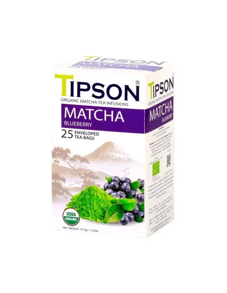 Tipson Té Matcha Blueberry 25 Bags