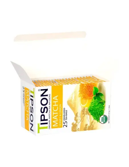 Tipson Té Matcha Miel limón 25 Bags