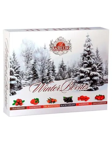 Winter Berries Basilur Surtido Té Negro Frutal 60 bolsas