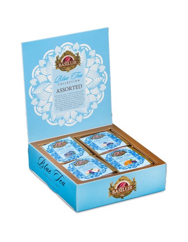 Caja Basilur Blue Tea Collection 40 bolsas