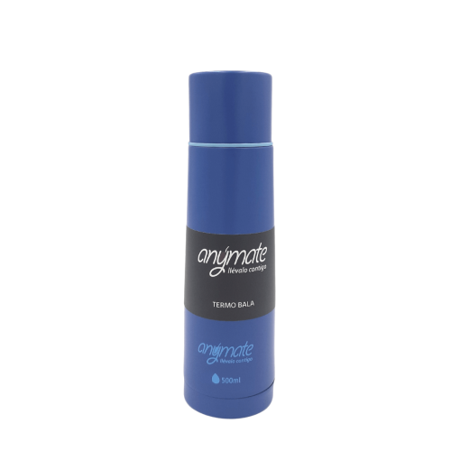 Termo Bala Anymate 500 Ml Azul