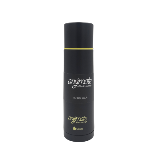 Termo Bala Anymate 500 Ml Negro