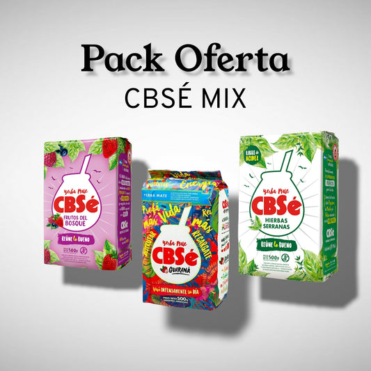 Pack Yerba Mate Cbsé Mix 3 Unidades