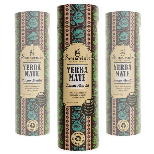 Yerba Mate Sensorial Cacao Menta 250gr.