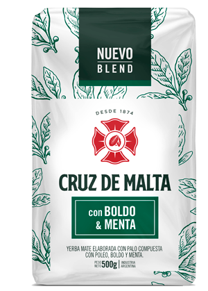 Yerba Mate Cruz de Malta Boldo y Menta 500gr.