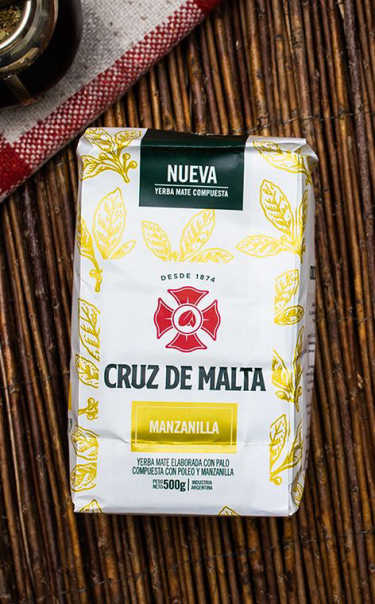 Yerba Mate Cruz de Malta Manzanilla 500gr.