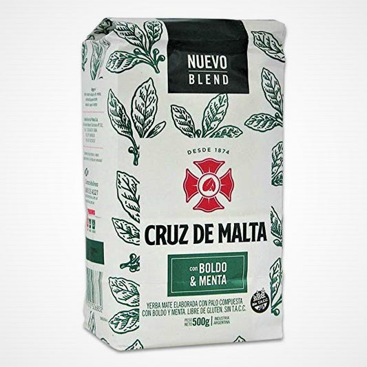 Yerba Mate Cruz de Malta Boldo y Menta 500gr.